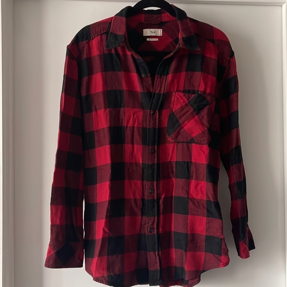 ARITZIA-TNA Plaid Shirt - Picture 1 of 4